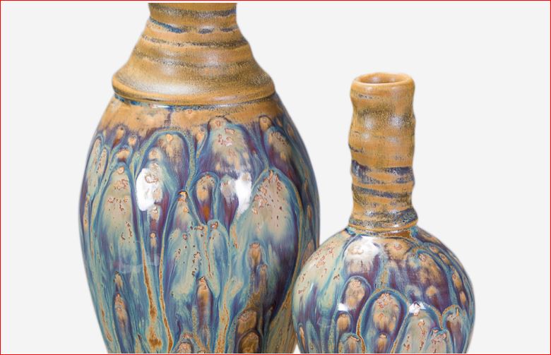 Pottery Glaze Flow Pattern, Crystal Glaze Ceramics